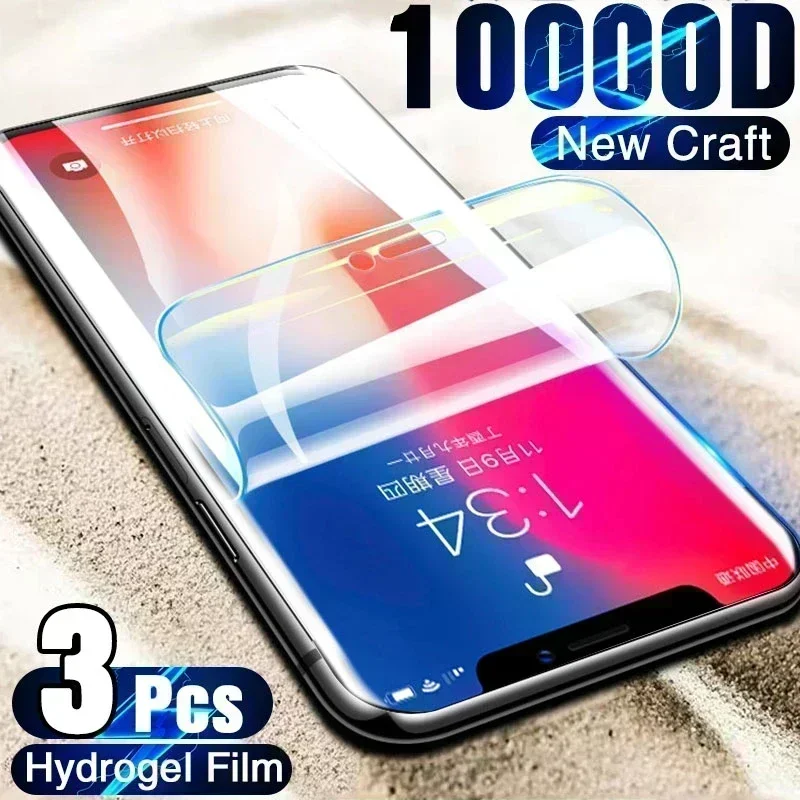 Film de protection d'écran pour LG, film hydrogel pour LG V30, V40, V50, V60, G8, G8S, G8X, ThinQ, Q60, K40S, K50S, K40, K50, G7, G6, 3 pièces