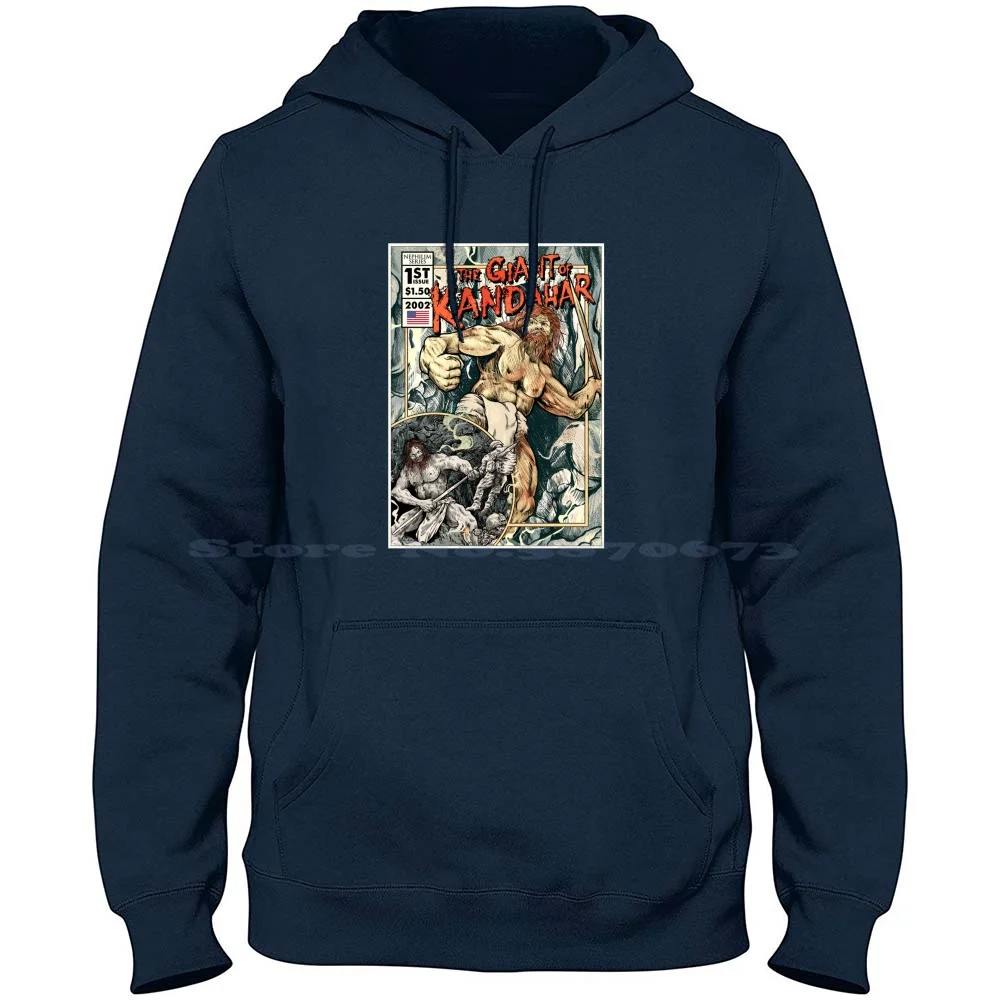 

The Giant Of Kandahar-Esoteric Nephilim Legend , Kandahar Giant 100% Cotton Hoodie Giant Of Kandahar Kandahar Giant