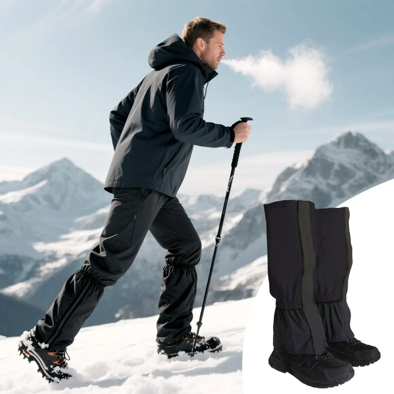 

Уличные гетры для путешествий, походные гетры, водонепроницаемые леггинсы, обувь для охоты, скалолазания, кемпинга, зимний туристический зимний чехол для ног