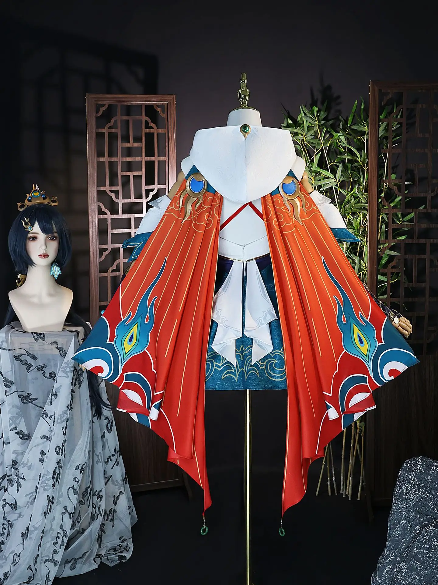 SSR Yunli تأثيري حلي ، مجموعة كاملة شعر مستعار ، هونكاي ستار السكك الحديدية ، يون لي