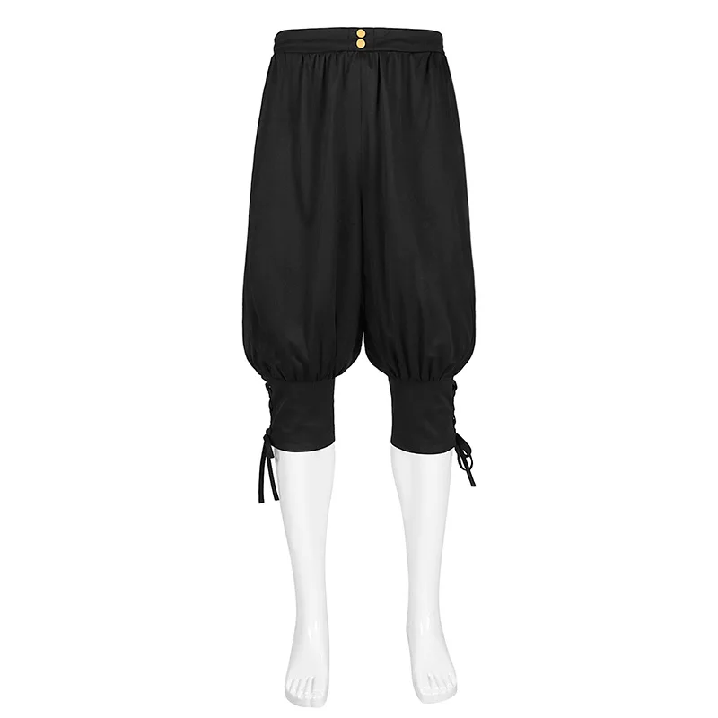 Victorian Renaissance Gothic Pirate Over-the-knee Shorts Trousers Lantern Pants Medieval Halloween Cosplay Costumes view 2