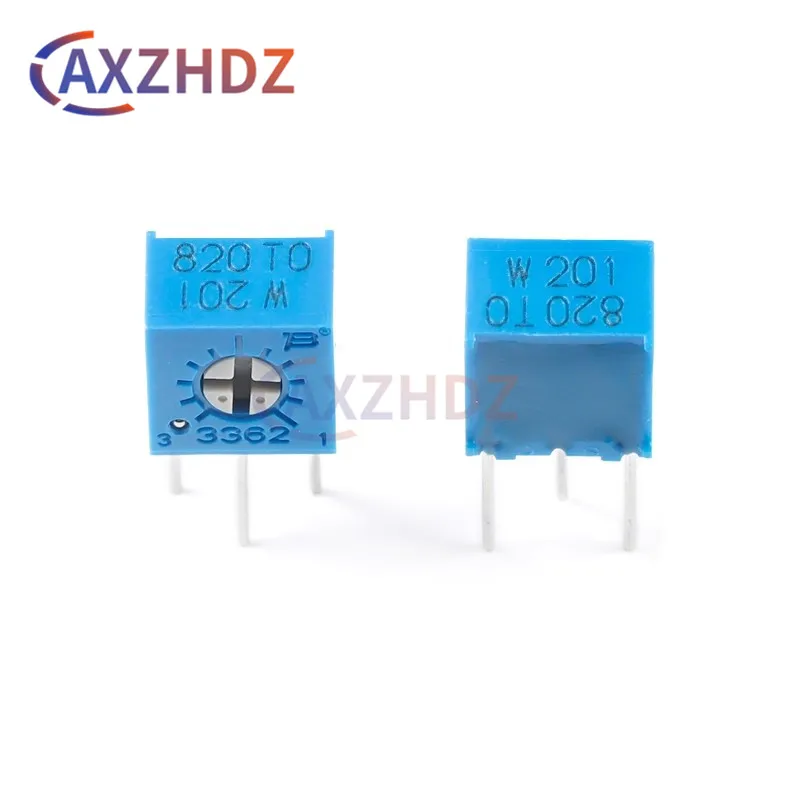 10PCS Trimpot Trimmer Potentiometer 3362 3362W 50 100 200 500 ohm 1K 2K 5K 10K 20K 50K 100K 200K 500K 1M ohm 103 100R 200R 500R