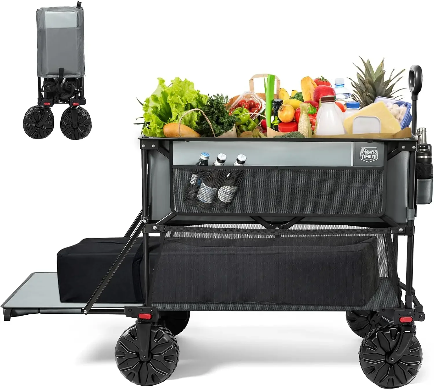 400L Large Capacity Folding Double Decker Wagon, 54