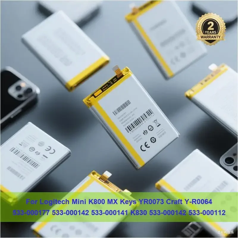 

Аккумулятор для Logitech Mini K800 MX Keys YR0073 Craft Y-R0064 533-000177 533-000142 533-000141 K830 533-000142 533-000112