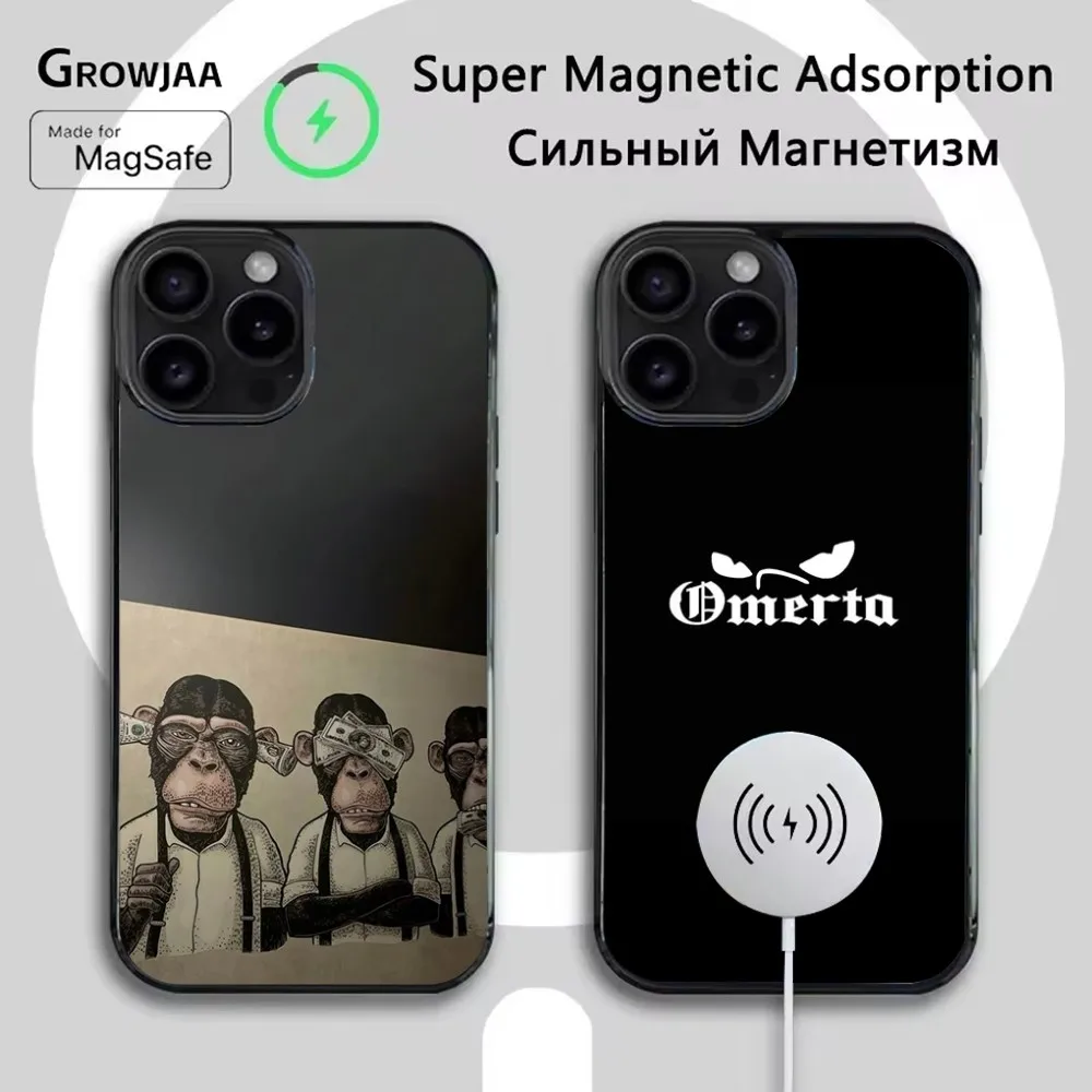 

O-Omerta Maes 47 Phone Case For iPhone 16e,16,15,14,13,12,11,Plus,Pro,Max,Mini Magsafe Magnetic Wireless Charging