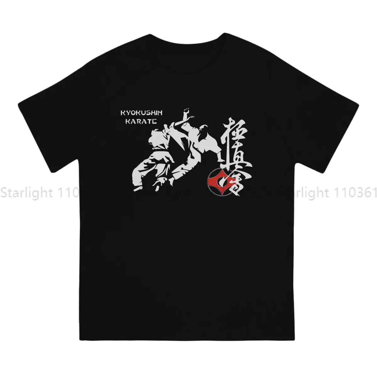 Kumite Scene TShirt For Men Kyokushin Karate Bushido Clothing Style T Shirt Homme