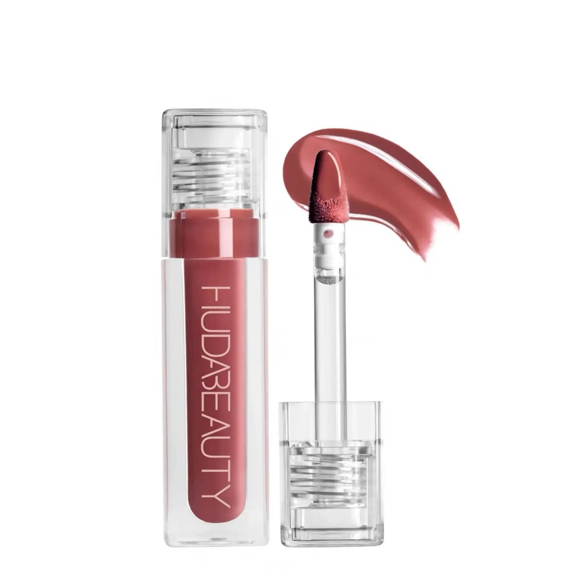 11色展開 2025年新発売 コスメ HUDA BEAUTY ミラーリップスティック 高発色 保湿 ココ/ポッシュ/ボムシェル 女性用メイクアップ リップスティック