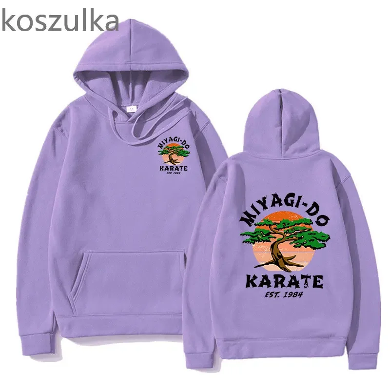 Clássico dos desenhos animados cobra kai hoodie miyagi fazer hoodies inverno anime feminino primavera/outono unisex moletom harajuku sudaderas do