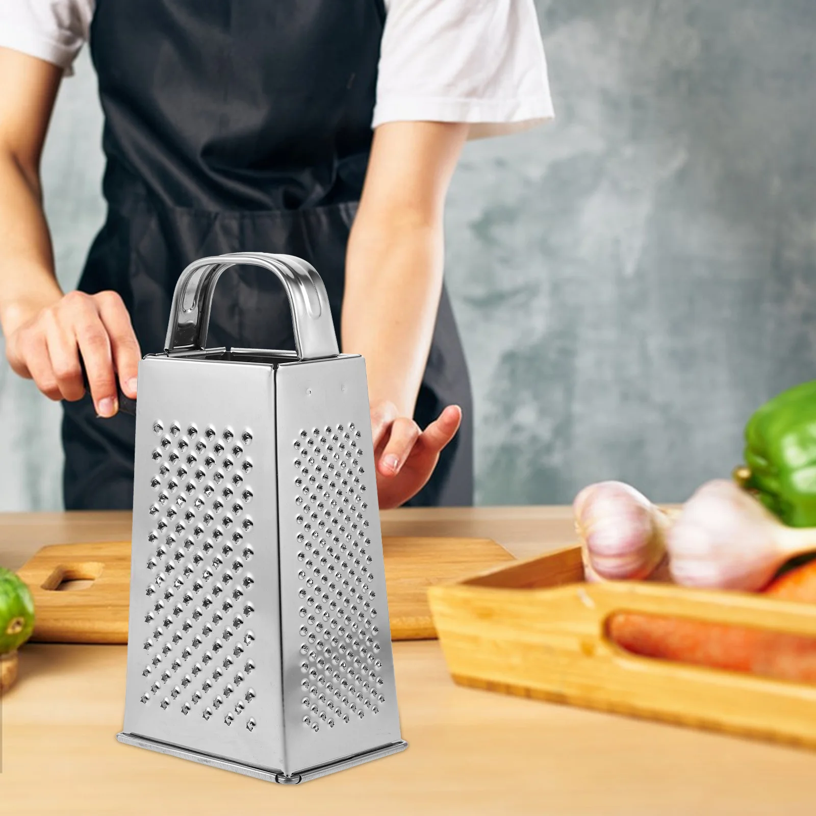 

Four-sided Grater Vegetable Slicer Multifunctional Stainless Steel Kitchen Tools Onion