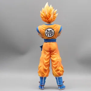 نموذج شخصية أنيمي دراغون بول ، مجموعة تمثال كبيرة ، جوكو ثلاثة أوضاع ، زخرفة طاولة ، ألعاب مزخرفة ، هدايا ، 30 سم أعلى 12 مبيعات Goku بالحجم الكامل - No3