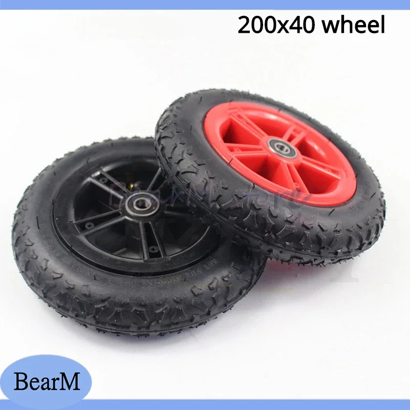 200X40 Inner Tube Outer Tire 200*40 Pneumatic for Folding Bicycle Scooter Car Motorcycle Accessories Baby's