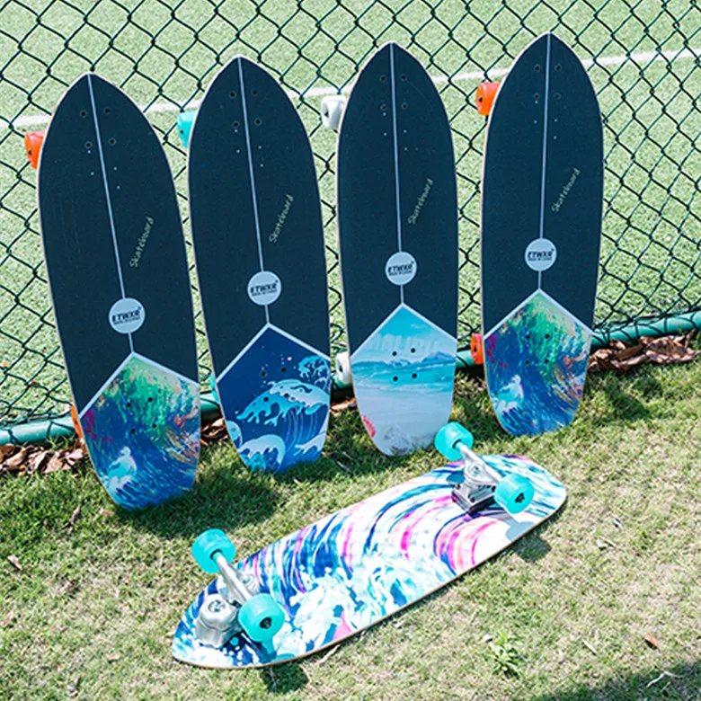 

Custom Wholesale Professional Canadian Maple Surfskate Complete Surfing Skateboard Skate Board