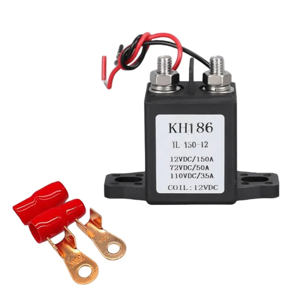 

100A/150A Car Relay 12V/24V Long-Time Power On 110V Starter Relay Strong Magnetic Arc Extinguishing Contactor Relay Module