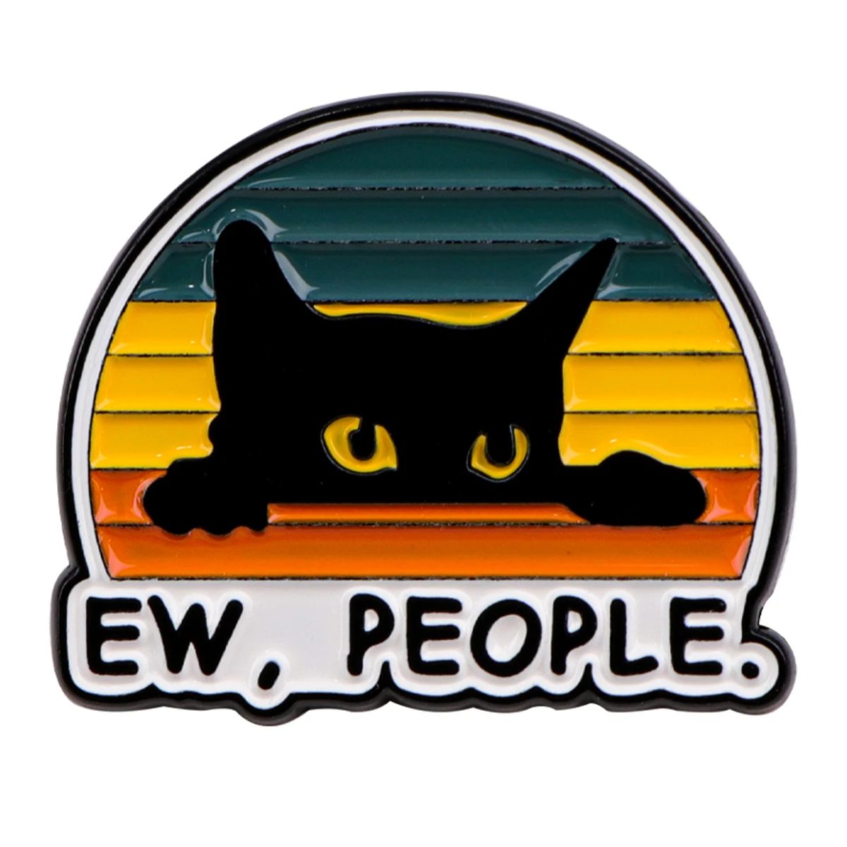 EW, PEOPLE Enamel Pin Funny Sarcastic Quotes Badges on Backpack Brooches for Women Men Lapel Pins Cosplay Accessories Toys Gift