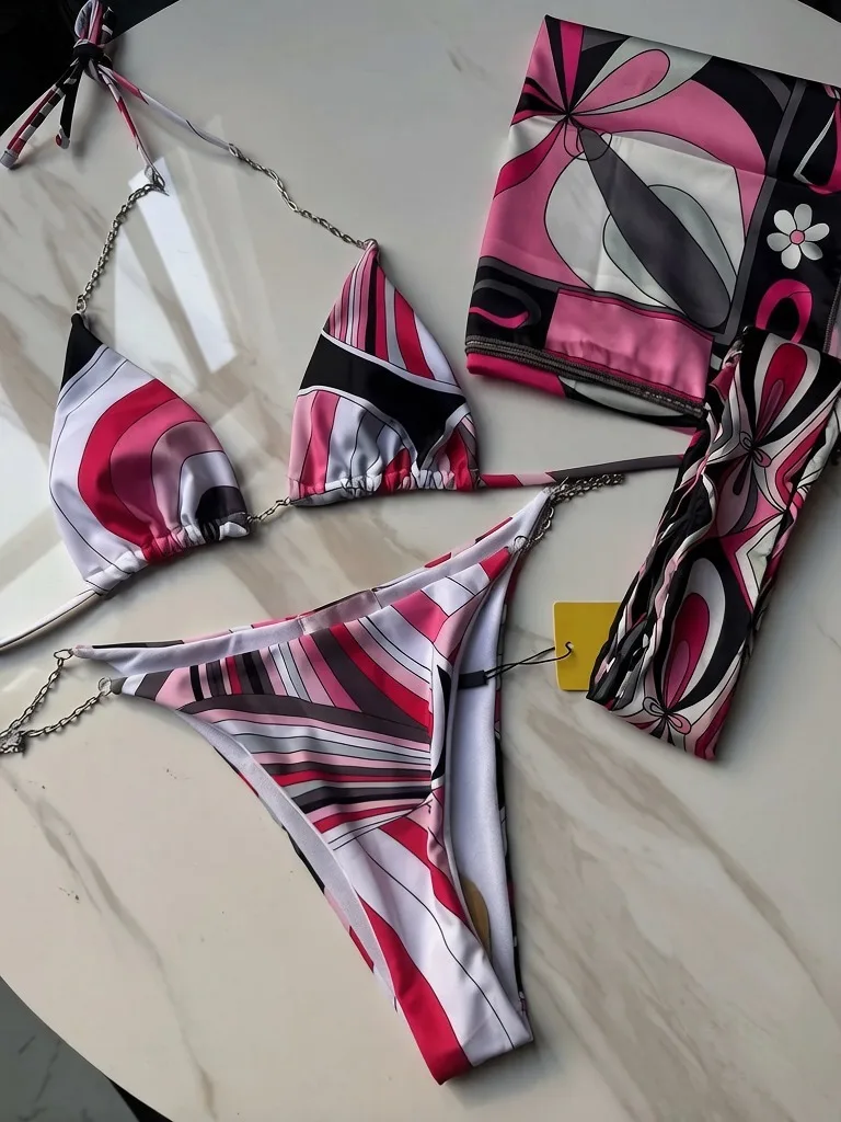 ribbon scarf bikini2