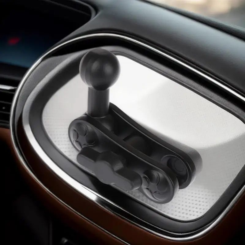 1PC Alloy 17mm Ball Mount Extension Adapter Rotation Extension Rod For Car Air Vent Dashboard Phone Holder Accessories