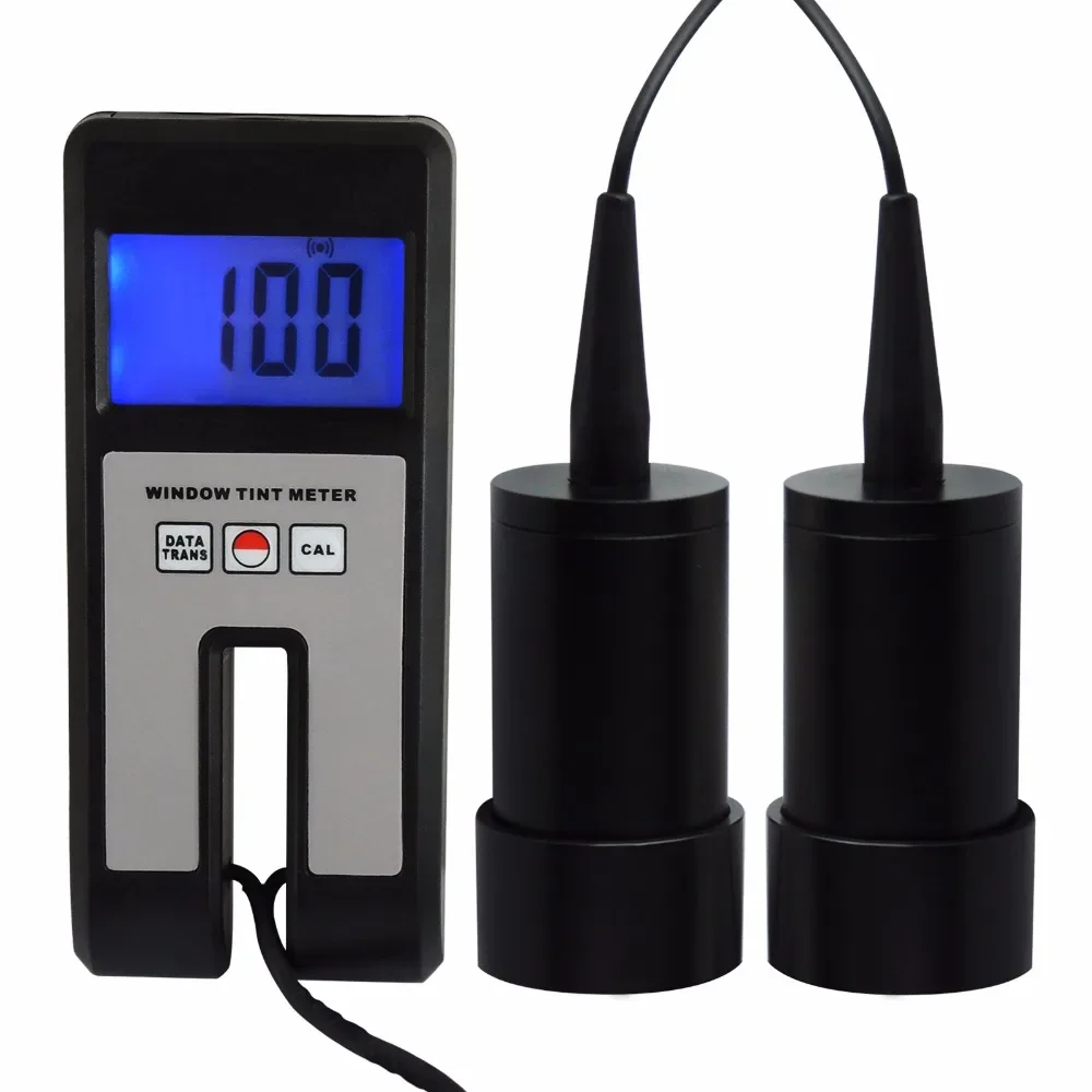 Digital Window Tint Meter Visual Light Transmission 18mm Thickness Continuous Measuring