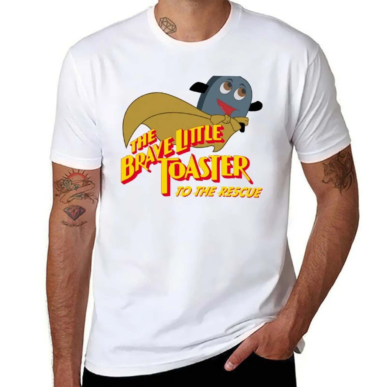 

The Brave Little Toaster to the Rescue T-Shirt Basic Crew Neck Short Sleeve Top