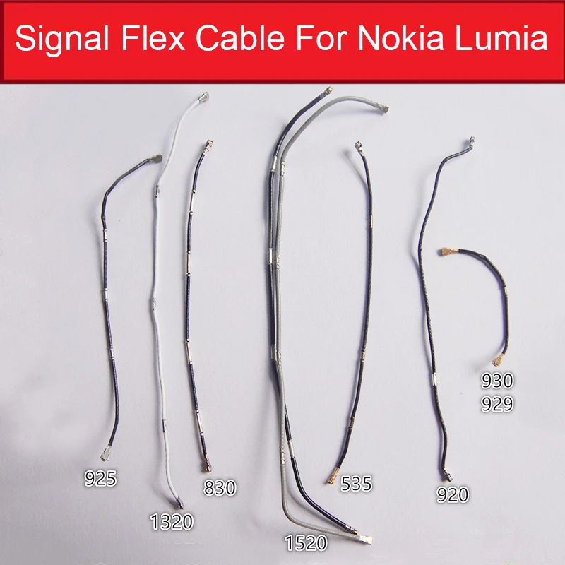 Antena de sinal wifi interna, cabo flexível para nokia lumia 625 720 925 1320 1020 1520 830