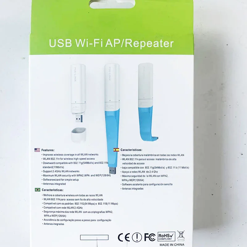 PIX-LINK Portable LV-UE03 300Mbps USB Network Wi-Fi Repeater/AP Wi-fi Repeater Booster Wireless Extender Signal Amplifier