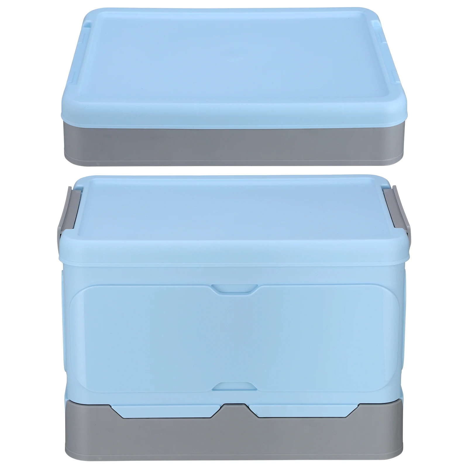 

2 Pcs Foldable Storage Box Thick Material Bins Clothes Books Toys ganizers Containers Stackable Home Travel Car