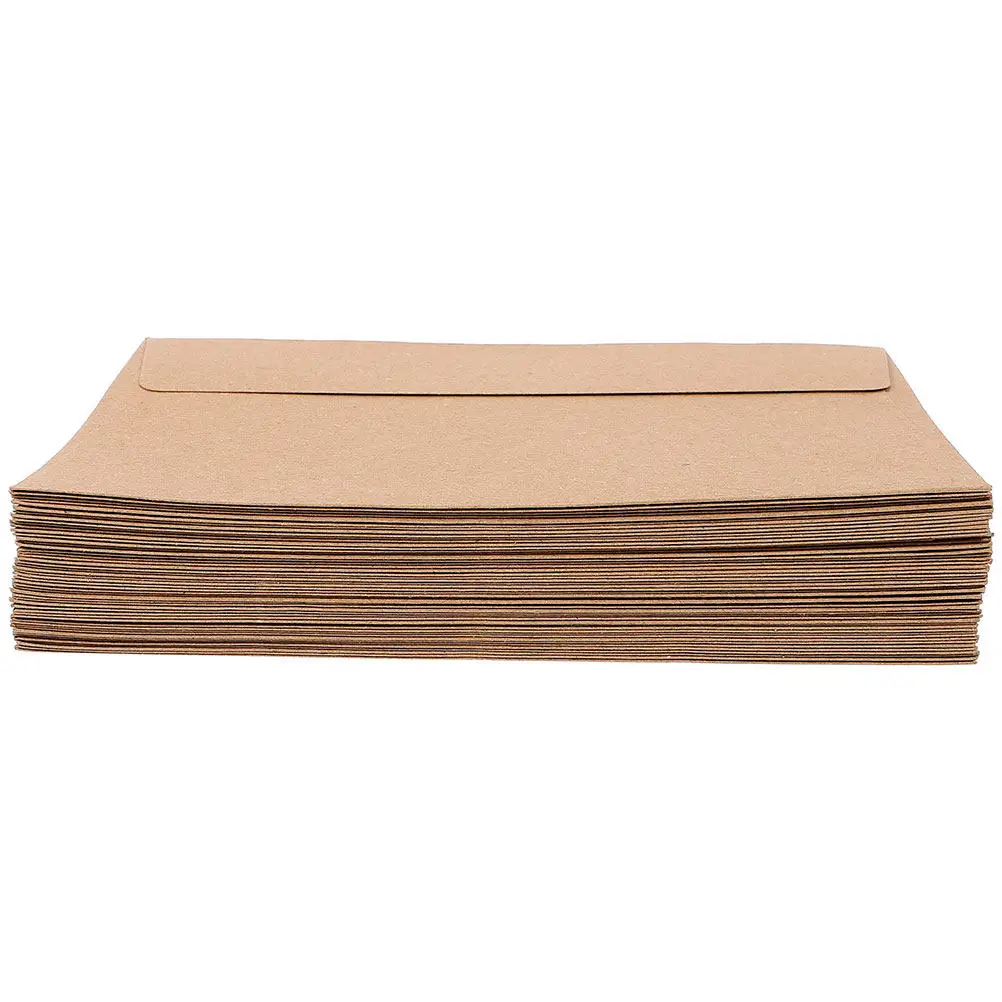 60Pcs Invitation Envelopes A4 Printable Self Stick Wedding Invitation Greeting Card Photo Mailer Envelopes for Birthday Party
