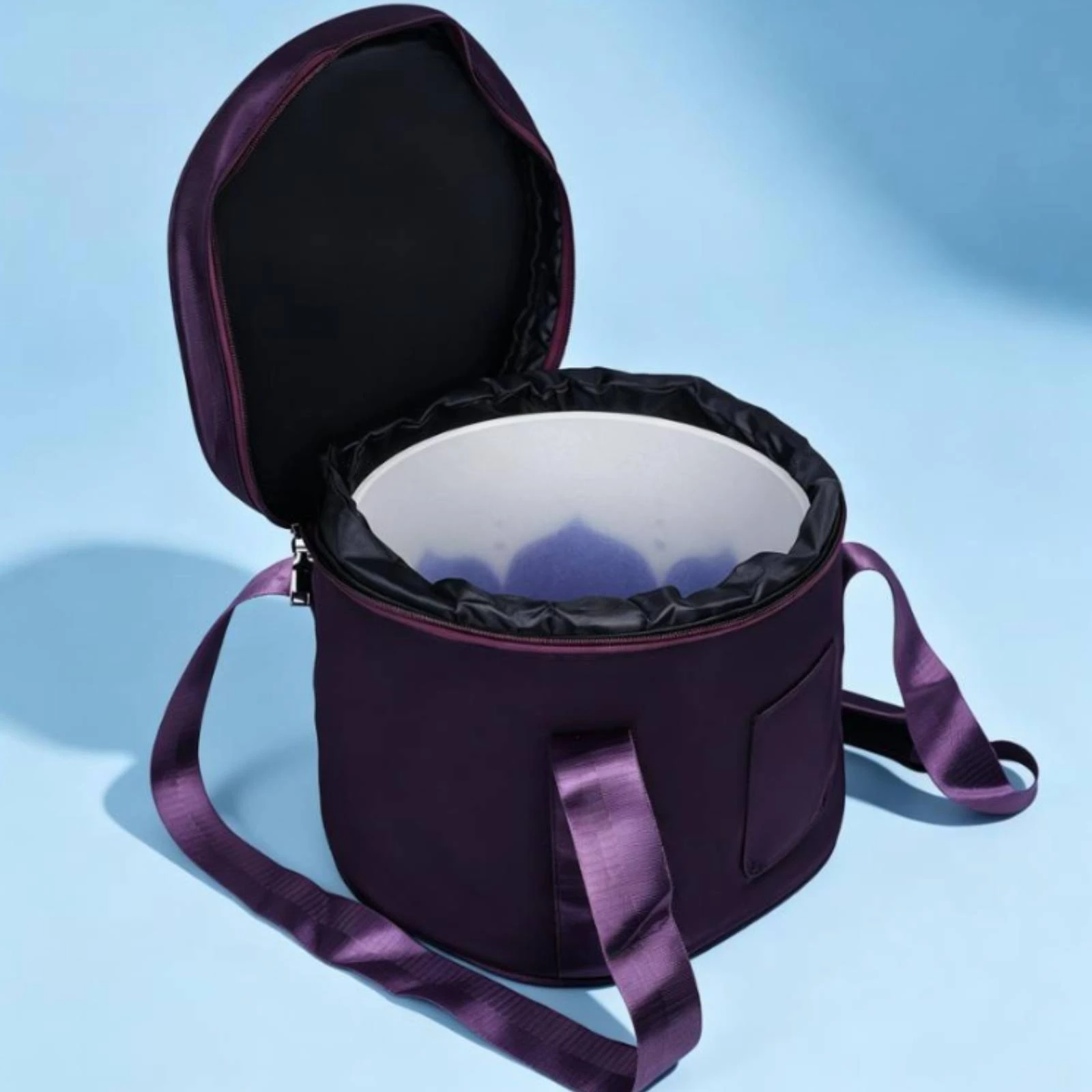 Padded Singing Bowl Bag Zippered Singing Bowl Bag Wellness Accessory Inner Liner Polyester Cotton