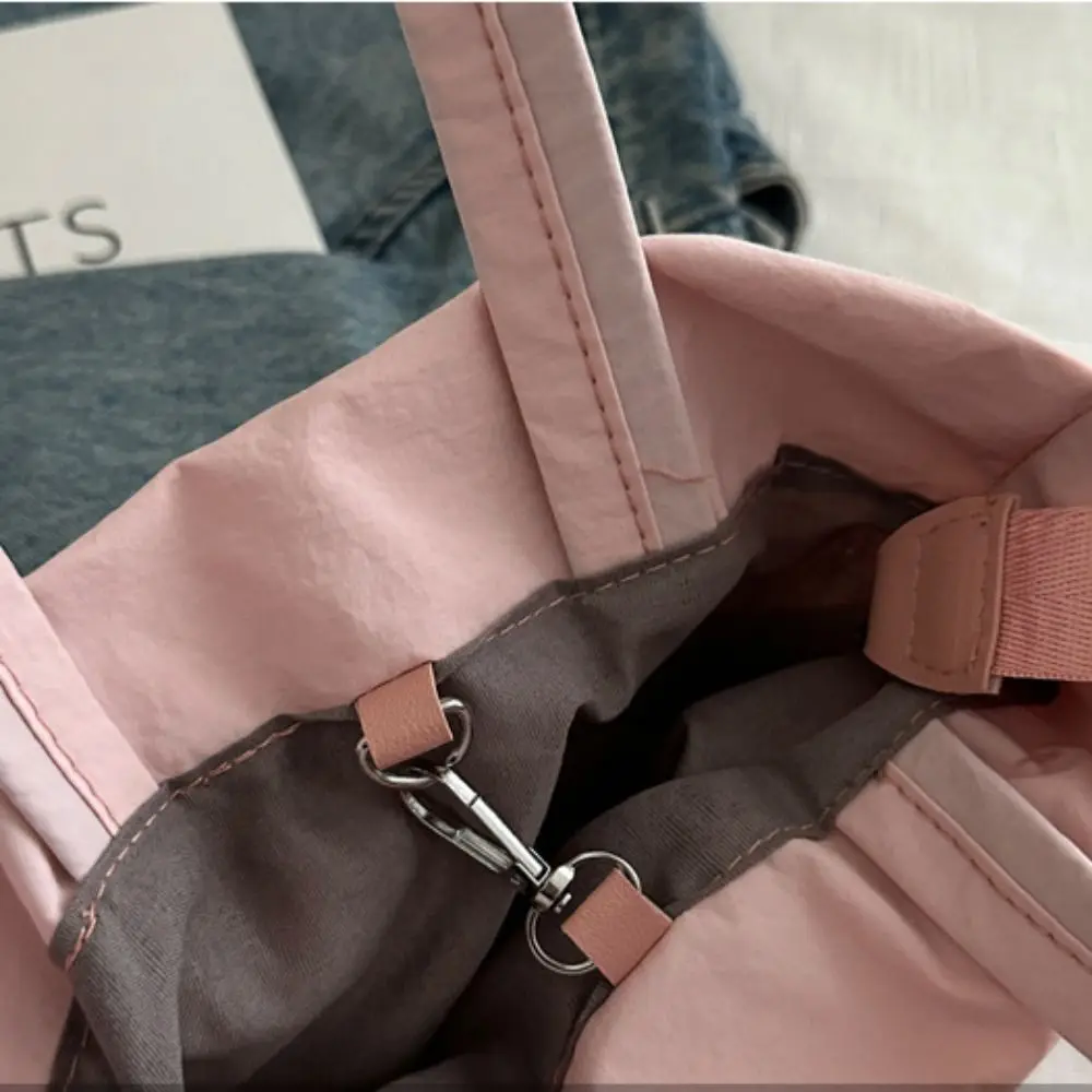 Fashion Quick-dry Nylon Shoulder Bag Harajuku Coin Pouch Sport Crossbody Bag Solid Color Tote Mobile Phone Pack Male view 3