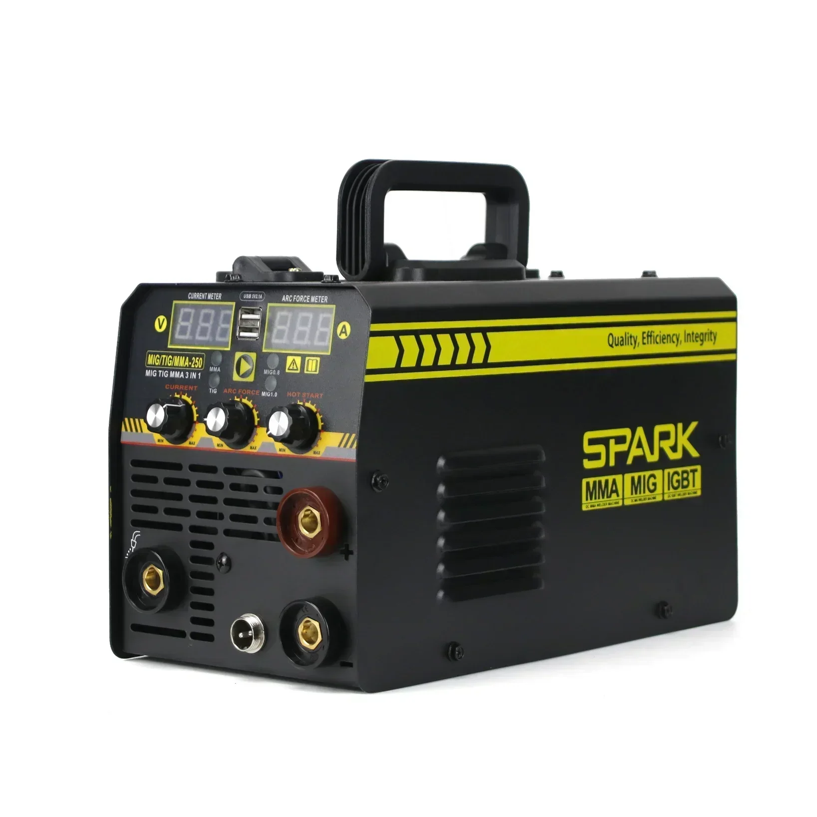 Portable Aluminium Electric 250 Amp Igbt Mig Tig Mma Argon Arc Welder 3 in 1 Welding Machine Ac Dc