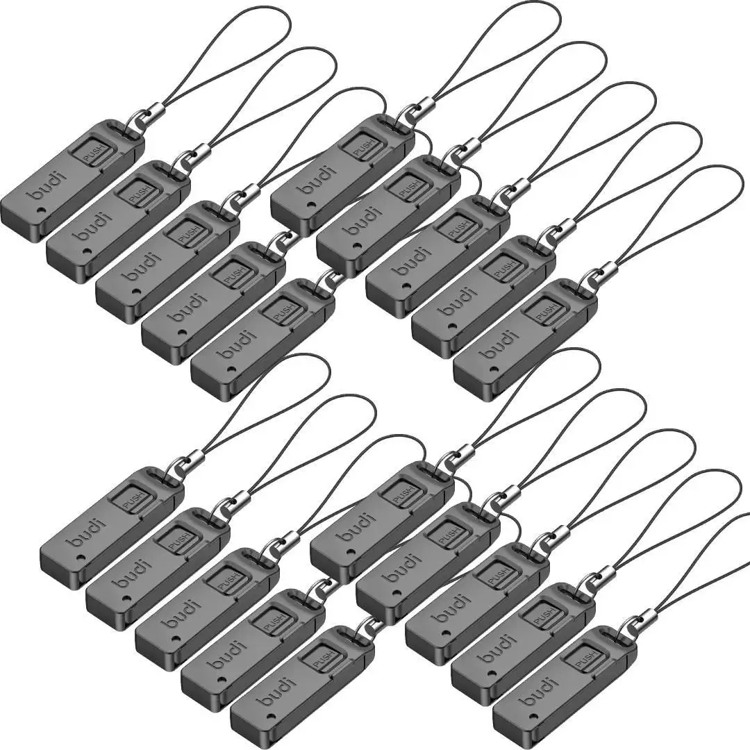 

20PC SIM TF Card Slot Storage Box With Mobile Phone Card Ejector Pin Anti-Lost Lanyard Universal Phone Ejector Pin SIM Card Tray