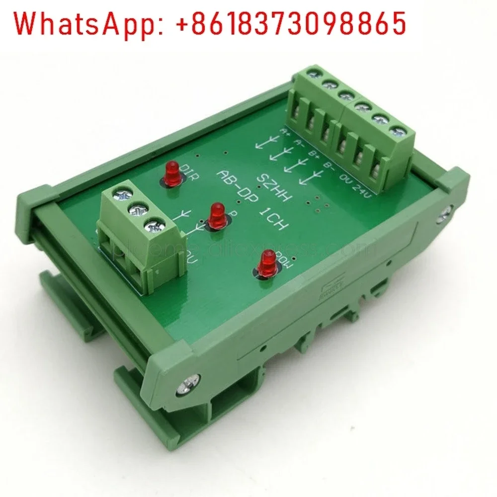 

Converter Terminal Module Quadrature Signal AB 90° Phase NPN PNP To Pulse With Direction 24V For Drive Stepper Servo