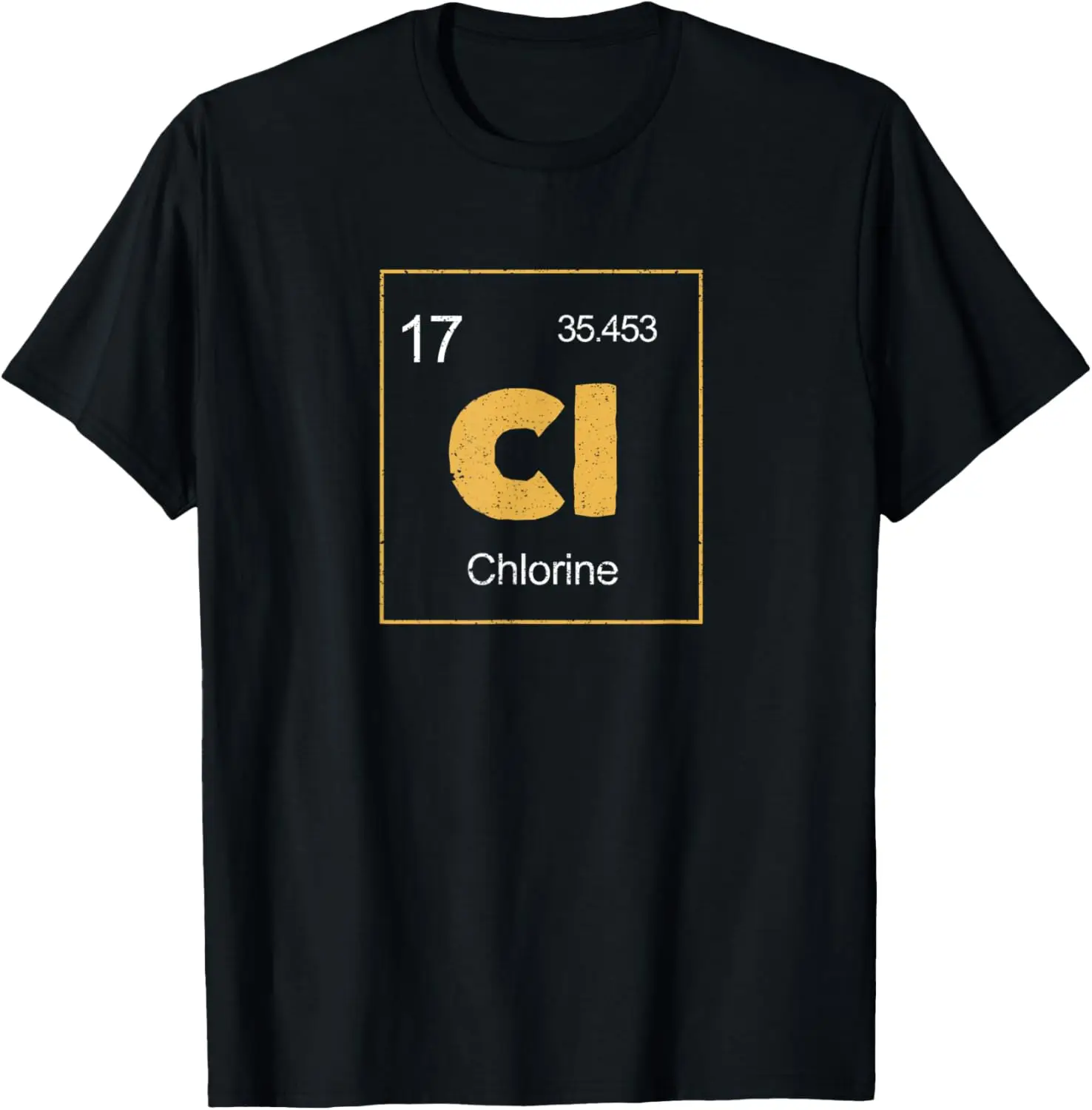 Camiseta divertida de buceo con símbolo de tabla periódica de cloro, ropa de calle Unisex de verano, Tops estampados a petición, Ropa para Hombre