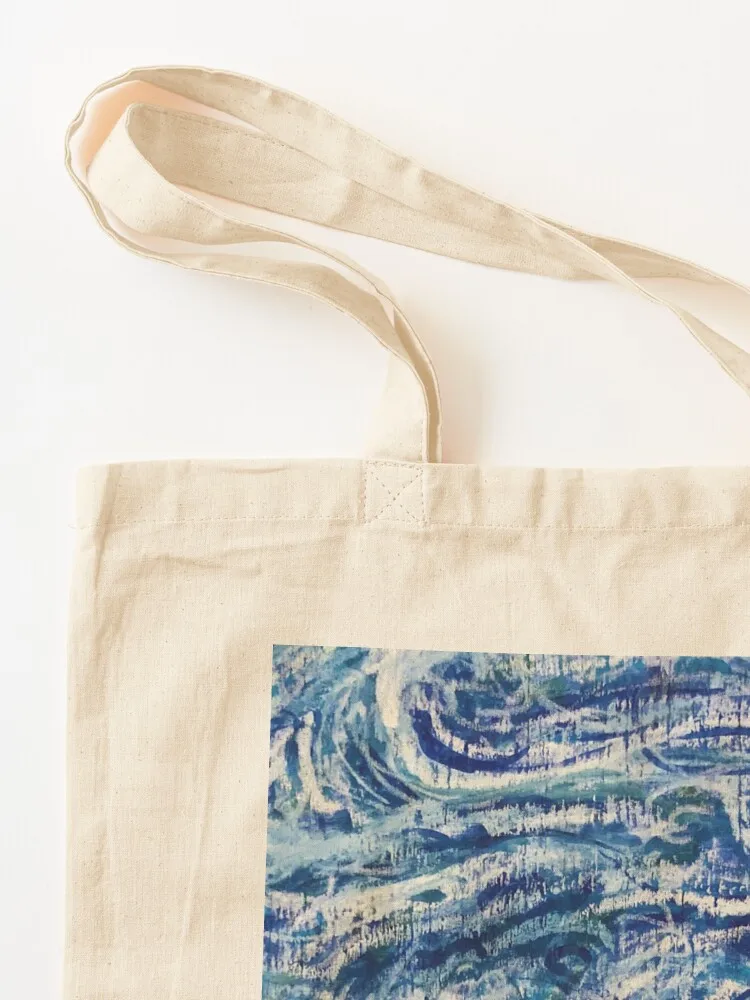 حقيبة حمل من الرخام الأزرق حقيبة كبيرة للنساء حقائب تسوق حقيبة حمل للرجال #3