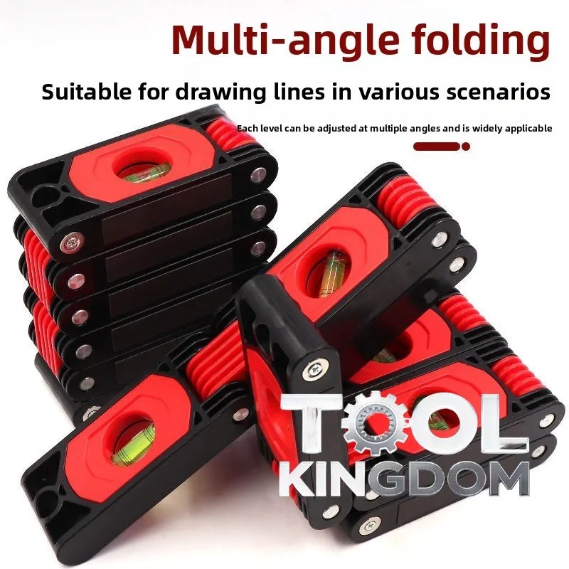 

Высокоточный бытовой магнитный уровень для измерения и выравнивания с линейкой, складной, с защитой от падений