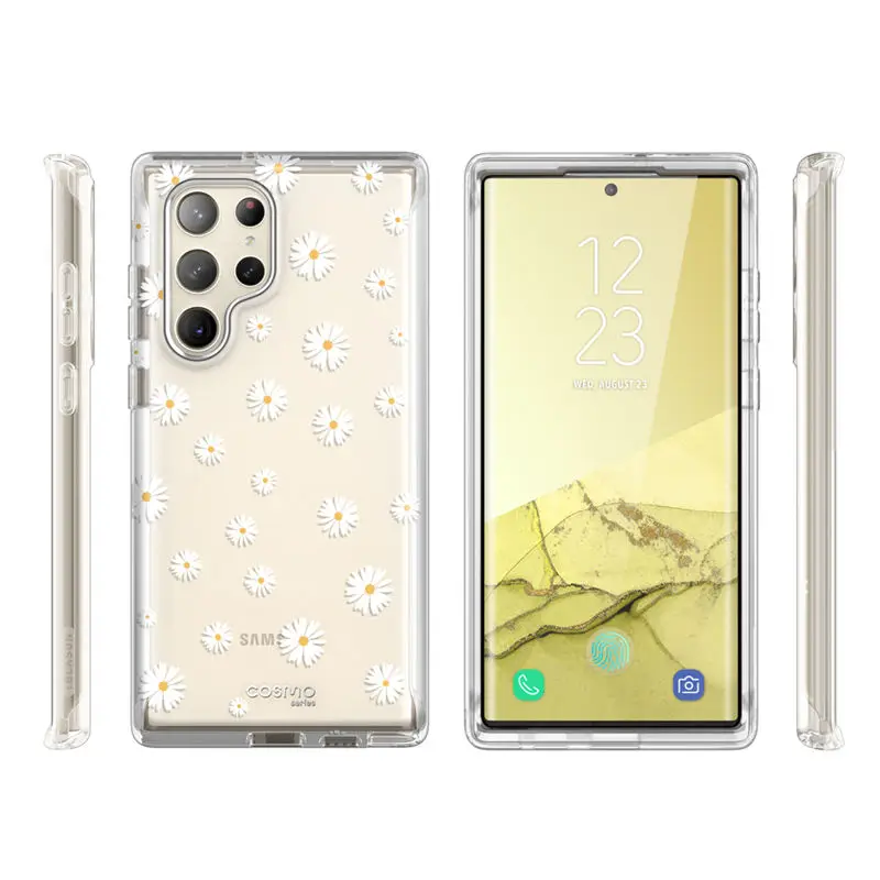 For Samsung Galaxy S23 Ultra Case 6.8“ (2023 Release) I-BLASON Cosmo Slim Stylish Protective Case with Built-in Screen Protector