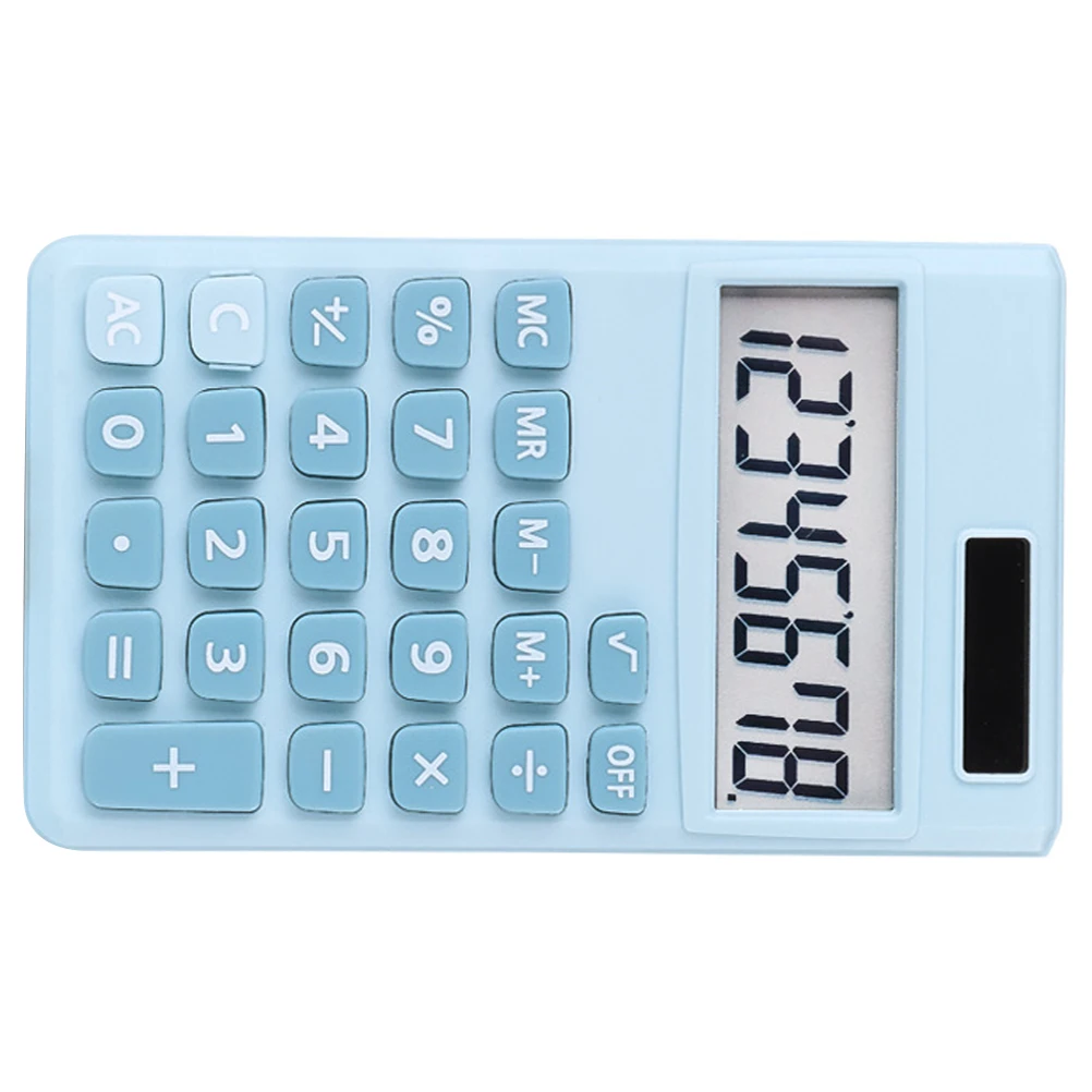 

Adorable Mini Student Calculator Solar Portable Financial Calculator For Office School Desktop Gift Plastic Calculators