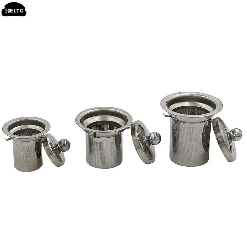 Reusable Stainless Steel Tea Strainer Mesh Infuser Basket Loose Tea Leaf Infusers Herb Filter for Mug Teapot Teaware Tea Maker