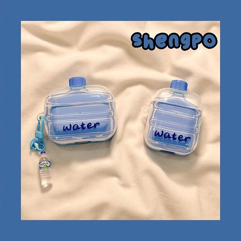 Kreative 3D Flasche Kappe Design Mineral Wasser Schutzhülle Für AirPods Pro Kopfhörer Kompatibel Mit Apple Pro Headset Shell