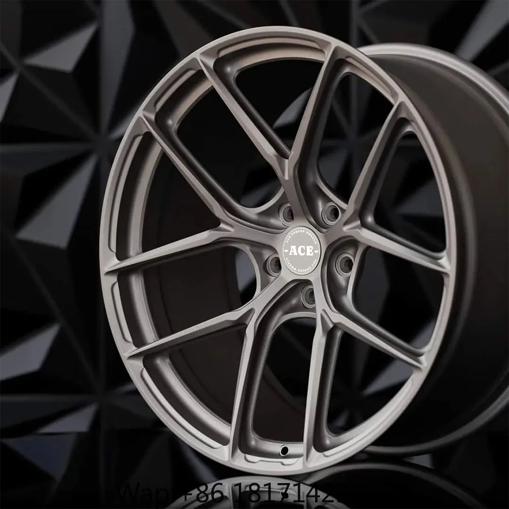 【Hot】18‑22 Inch Wire Drawing Forged Alloy Wheels for Passenger Car Aftermarket Replacement Rims