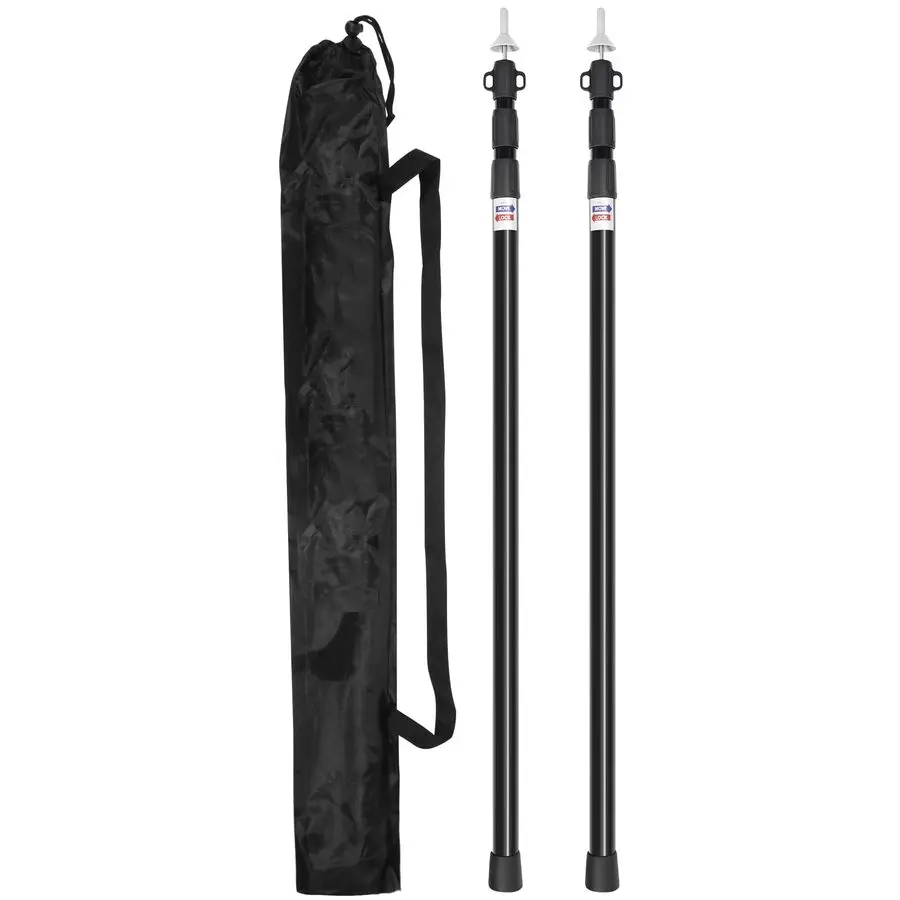 

Poles, Telescoping Tent Poles, UltraLightweight Portable Aluminum Sun Shade Poles That Extends Up to 76,Suitable for Camping, Te