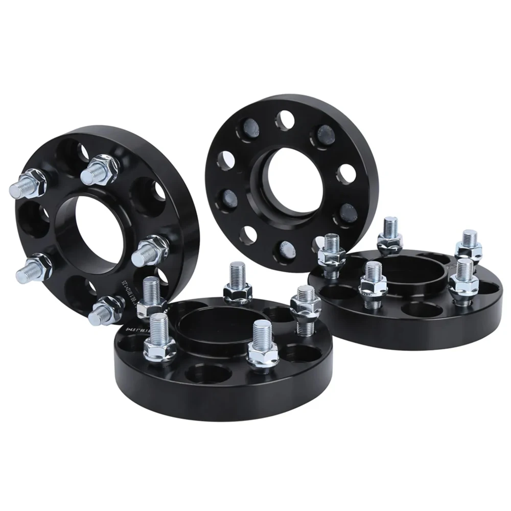 4X 25mm 5x4.5 wheel spacer 66.1mm Hub Bore For Nissan 350Z 370Z Altima Maxima Infinit G35 G37 FX35,5x114.3mm Forged Spacer 1 in