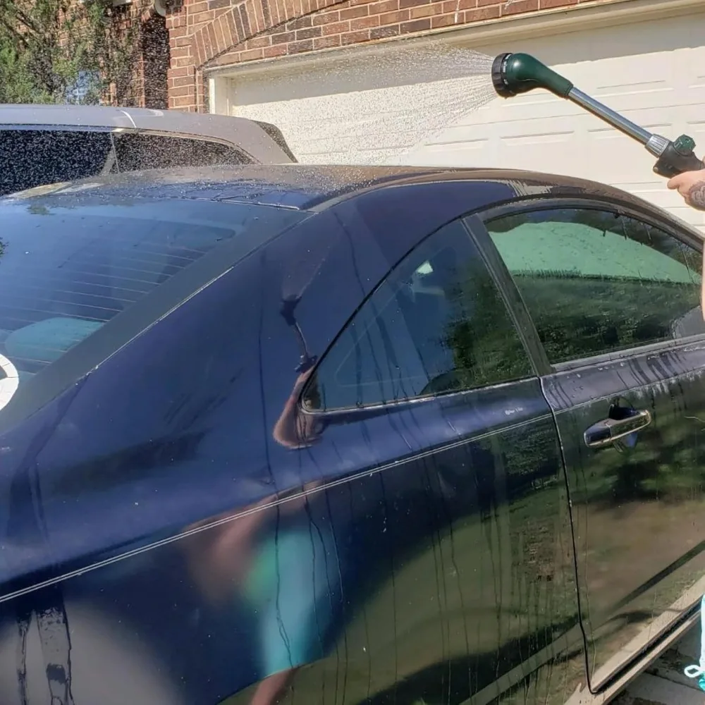 عصا سقي GREEN MOUNT مقاس 16 بوصة، عصا حديقة شديدة التحمل مع 8 أنماط رش | مريح وخفيف الوزن لسهولة الري | معرف #2