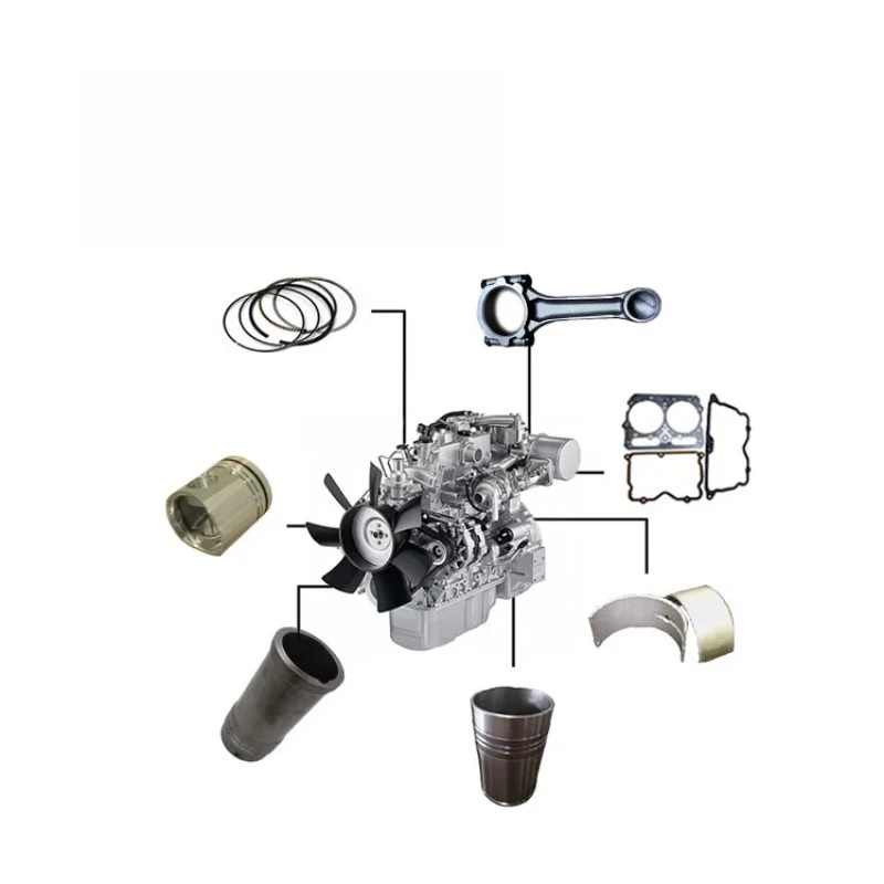 Поршневое кольцо, штифт, вкладыш, шатун, основной металл, упорный металл