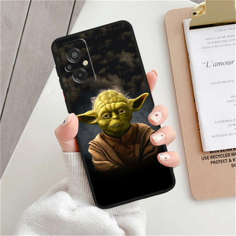 Yodas Concept S-tar W-ars For Xiaomi Redmi K60 12C 12 11A A1 11 10C 10X 9T 9C 9AT 8A Pro Silicone Black Phone Case