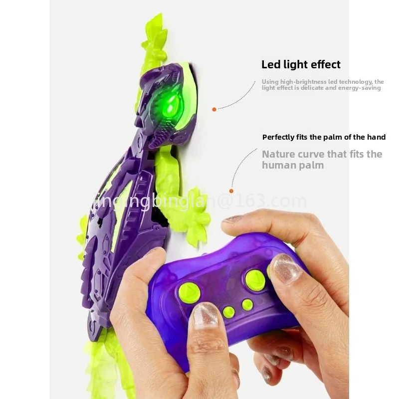 Manufacturer-supplied intelligent bionic robot climbing wall gecko dinosaur remote control desktop ornament model