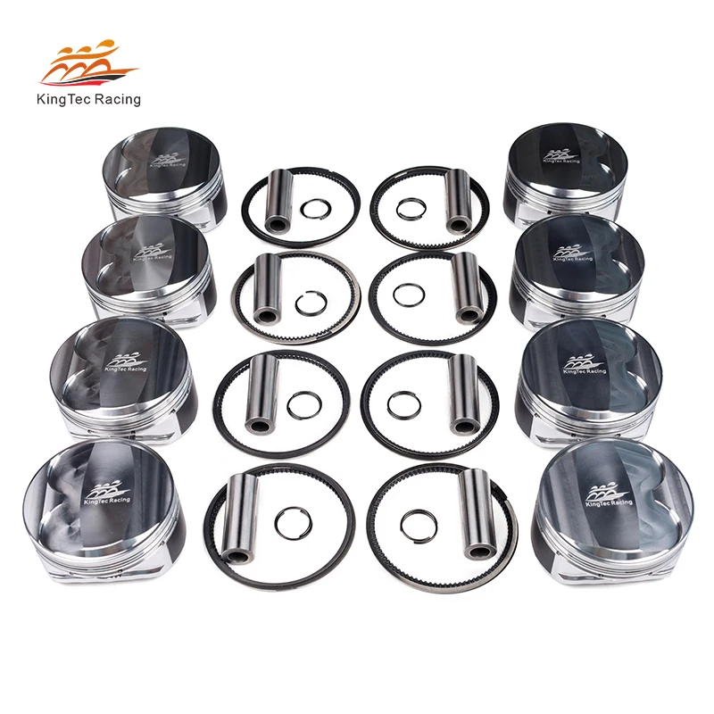 

KTC Racing S65 S65B40 S65B44 Кованые алюминиевые поршни 4032 для BMW E90 E92 E93 M3 Performance Parts с кольцами и штифтами