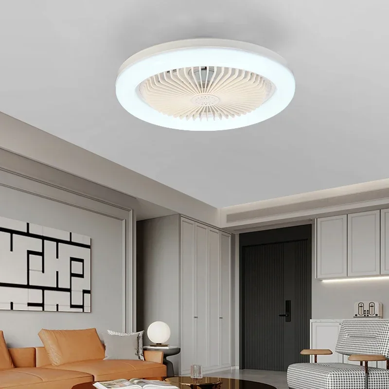 Modern Ceiling Fan Lamp LED Smart Remote Control Fan with LED Light Ceiling Fan with Light Ceiling Light For Living Room Bedroom