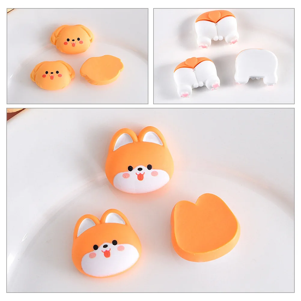 

14 Pcs DIY Material Set Phone Case Cartoon Decor Resin Cat Charm Accessories Animal Pendants Charms Cute