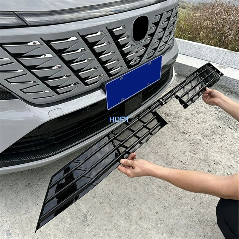 For Changan CS75 Plus C928 2025 + Car Styling Front Bumper Racing Grills Insect Screen Net Radiator Dust Proof Cover Accessories
