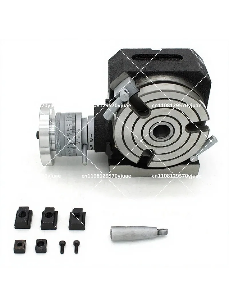 HV4 Precision 110mm Horizontal Vertical Rotary Milling Table for Metalworking